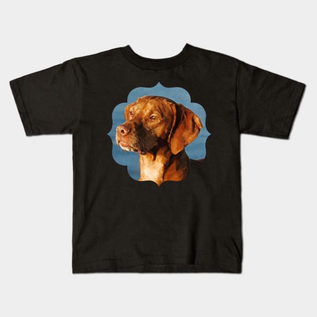 Vizsla  - Hungarian pointer Kids T-Shirt by Nartissima